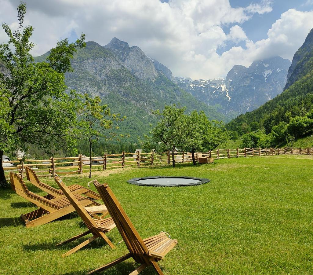 Appartamento Organic Tourist Farm Pri Plajerju Trenta Esterno foto