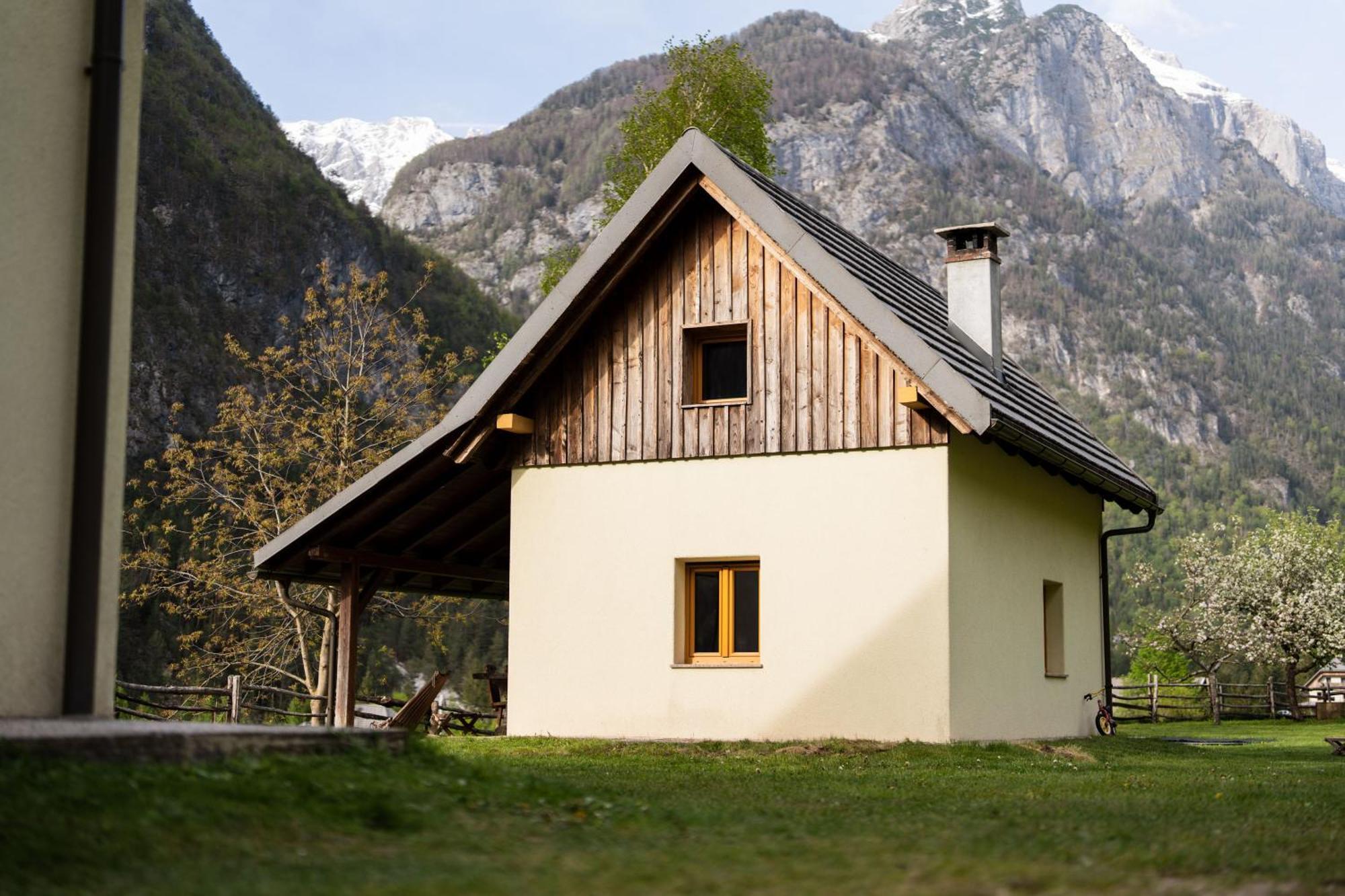 Appartamento Organic Tourist Farm Pri Plajerju Trenta Esterno foto